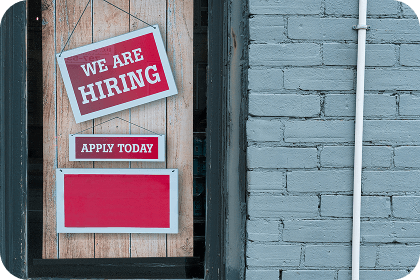 We are hiring — apply today
